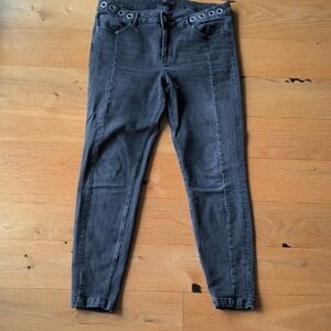 Mohito Denim Chic Black Women's Skinny Jeans Italian Size 38